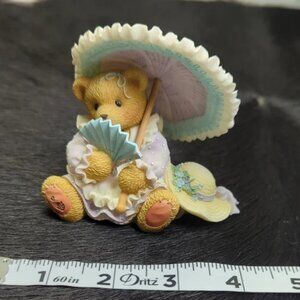Cherished Teddies Vanessa Bear Figurine Umbrella